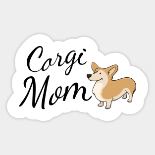 Corgi Mom Sticker